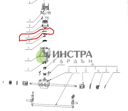 ШАЙБА/УПЛЪТНЕНИЕ САМОХОД  ЗА LM2024E-SP, LM2020E-SP - 3703931002