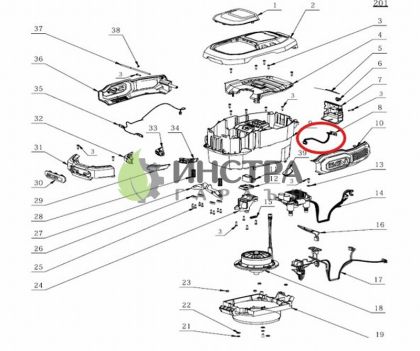 ПЛАТКА LED СВЕТЛИНИ  - LM2120E-SP; LM2020E; LM2020E-SP - 2830186001
