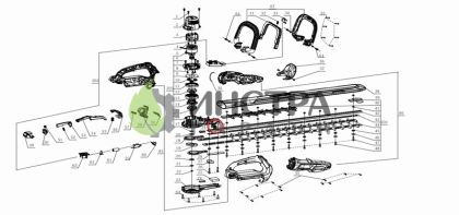 ДОЛНА ОПОРНА ПЛАСТМАСОВА ПЛОЧКА ЗА HT6500 - 3126835001