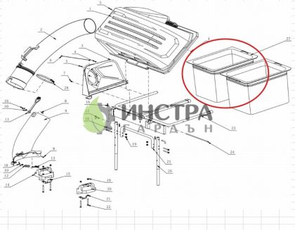 КОШ ЗА ABK4200-A - 2827482001