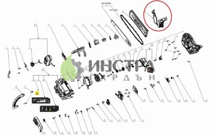 КОНТРОЛНА ПЛАТКА PCBA CS1200E - 2832524001