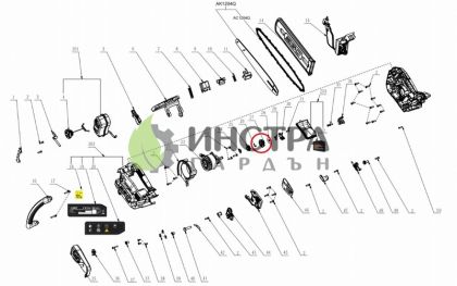 ВОДЕЩО КОЛЕЛО ЗА CS1200E - 3556336001