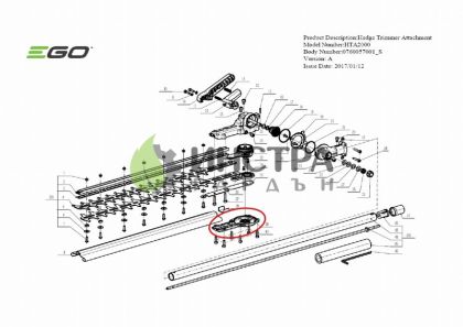 КАПАК РЕДУКТОР + ЛАГЕР  HTA2000 - 2824873002
