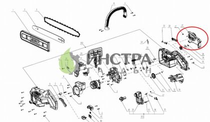 КАПАК ЗА ВЕРИГАТА CS1400E, CS1600E - 2823860001