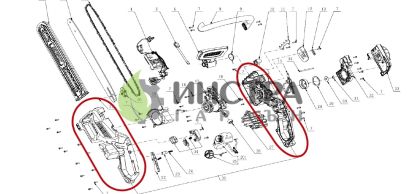 КОРПУС КОМПЛЕКТ ЗА CS1800E - 2826824001