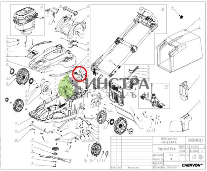 КОНТРОЛНА ПЛАТКА PCBA LM2120E-SP за самоход - 2830177001