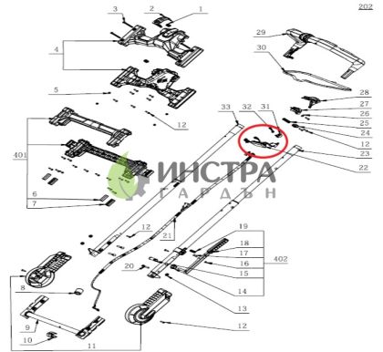 ПЛАТКА С ПРЕВКЛЮЧВАТЕЛ за LM1900E-SP, LM1700E-SP - 2830410001
