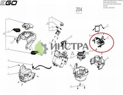 КОНТРОЛНА ПЛАТКА PCBA LM1910E-SP - 2832668001