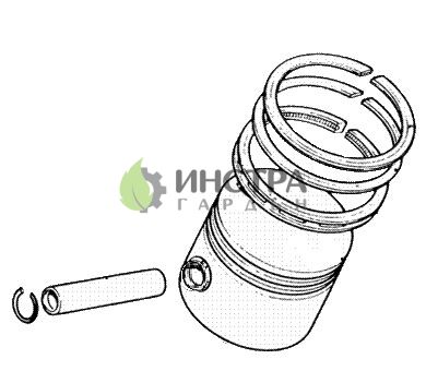 БУТАЛО КОМПЛЕКТ STD. HONDA GX120 - 36-241