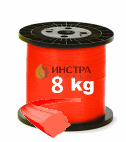 КОРДА D2.7ММ Х 1КГ (КВАДРАТ, ЧЕРВЕНА) - BN196-B