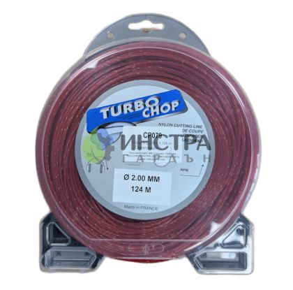 КОРДА D2.0ММ Х 126М (СПИРАЛОВИДНА, ЧЕРВЕНА) - CP079-T1