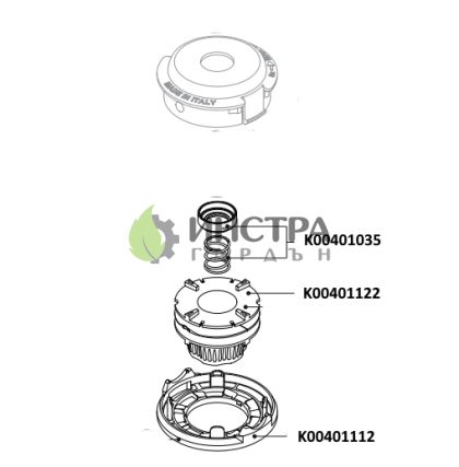 ПРУЖИНА ЗА КОРДОВА ГЛАВА EL109 - K00401035