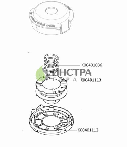 БУТОН-РОЛКА ЗА КОРДОВА ГЛАВА 50719044 - K00401113