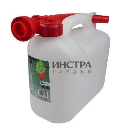 ТУБА ЗА БЕНЗИН 5L (БЯЛА) - 0093