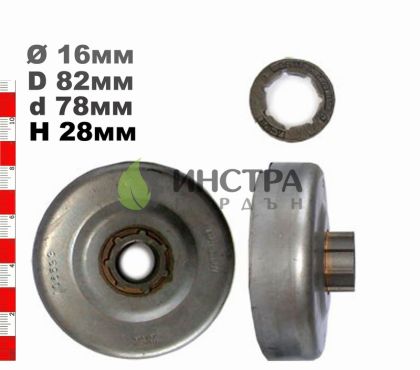 ВОДЕЩО КОЛЕЛО 3/8-7(С РИНГ) HQ371, 372,365,570 - 106593X-ITAL
