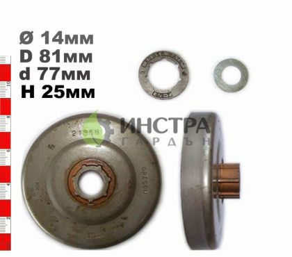 ВОДЕЩО КОЛЕЛО 325-7(С РИНГ) ECHO451,510,550 - 21358X