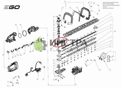 КОРПУС НА РЕДУКТОР ЗА HT2600E - 2790701001