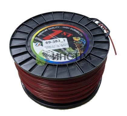 КОРДА D2.7MM X 215M (КРЪГЛА-ЧЕРВЕНА) - 69-383_1