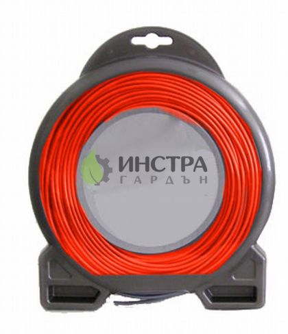 КОРДА D2.4ММ Х 69M (КВАДРАТ, ЧЕРВЕНА) - CP197