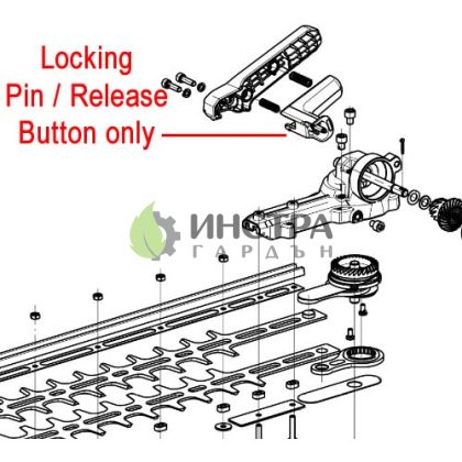 БУТОН ЗА ОСВОБОЖДАВАНЕ HTA2000 - 3402841001 3402841001
