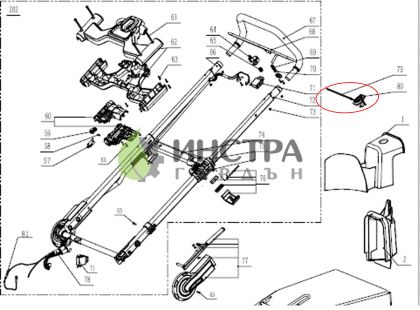 КЛЮЧ ЗА КОСАЧКА LM2000E - 2824111001