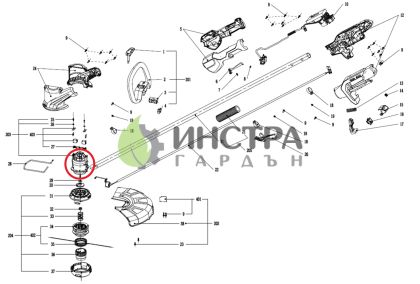 ЕЛЕКТРОМОТОР DC ЗА ST1210E - 2730222001
