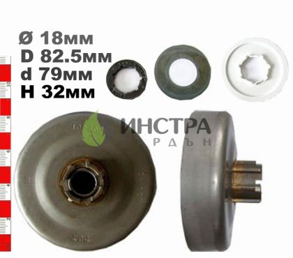 ВОДЕЩО КОЛЕЛО 3/8-7(С РИНГ) HQ61, 266,268,272ХР - 102469