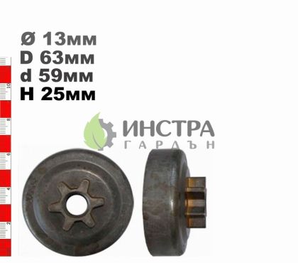 ВОДЕЩО КОЛЕЛО 3/8-6 (ХОБИ) ECHO 3000, 3400, 3450 - 106906X