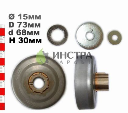 ВОДЕЩО КОЛЕЛО 3/8-7(С РИНГ)  ST041 - 18200X