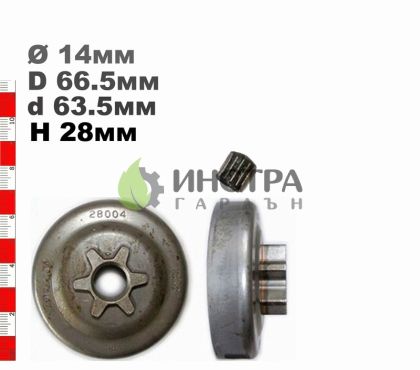 ВОДЕЩО КОЛЕЛО 3/8-6(ХОБИ) PA 345, 395 - 28004