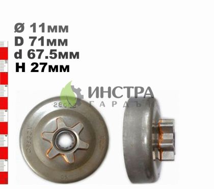 ВОДЕЩО КОЛЕЛО 3/8-6(ХОБИ) D104 - 28006