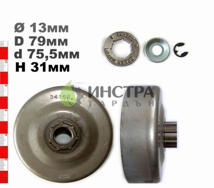 ВОДЕЩО КОЛЕЛО 3/8-7(С РИНГ) ST029,034,039,36,360,390 - 34162X