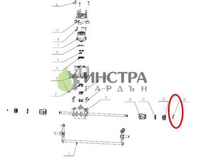 ЗЕГЕРКА ЗА ВАЛ САМОХОД (МАЛКА)  (ЗА КОСАЧКИ) - 5660035001