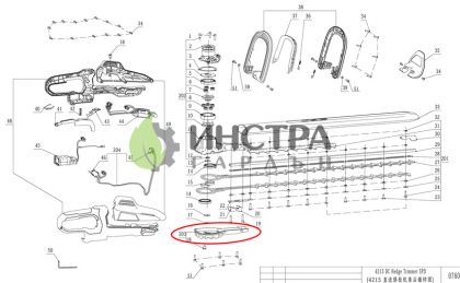 КАРТЕР/ КОЖУХ НА ТРАНСМИСИЯ HTX6500E - 2825421001