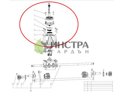 ЕЛЕКТРОМОТОР ЗА САМОХОДА LM2024E-SP - 2824920002
