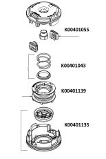 КАПАК + БУТОН ЗА КОРДОВА ГЛАВА BUMP-N-WORK D109 MM - K00401135