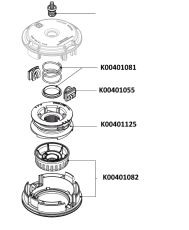 ВОДАЧ КОРДА ЗА КОРДОВА ГЛАВА EASYWORK D109ММ, BUMP-N-WORK - K00401055