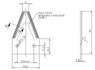 НОЖЧЕ С ДОЛНО НАЗЪБВАНЕ ЗА ГРЕДА ЕВРОПА P78042 - D2001
