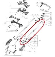 ТЕЛЕСКОПИЧНА ДРЪЖКА ЛЯВА - LM1900, LM1700 - 2825948001 2825948001