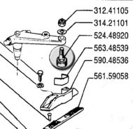 БОЛТ ЗА ЗАДВИЖВАНЕ НА НОЖА НА BCS620/630 - 48920 48920
