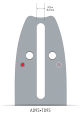 ШИНА 14``-3/8``-1.3ММ(SINGLE RIVET) - 140SDEA095