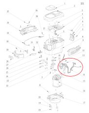 КОНТРОЛНА ПЛАТКА PCBA LM2014E-SP  (ЗА САМОХОДНА КОСАЧКА) - 2830075003 2830075003