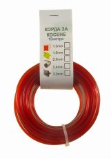 КОРДА D2.7ММ Х 15М (КВАДРАТ,ЧЕРВЕНА) - AC116-A AC116-A