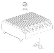 КАПАК ВЪЗДУШЕН ФИЛТЪР К-Т KOHLER CH18 - CH25, CH620 - CH740 - 24 743 06-S 24 743 06-S