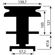 ШПИНДЕЛ HUSQVARNA 532105891 - 6500745