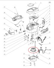ЕЛЕКТРОМОТОР DC ЗА LM2024E-SP - 2730249001 2730249001