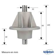 ШПИНДЕЛ ЛЯВ ЗА CASTELGARDEN, GGP MP84, 382207206/0 - 6508007