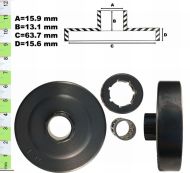 ВОДЕЩО КОЛЕЛО+ЛАГЕР 325-7(С РИНГ) HQ 40, 45 - 35641-ITAL