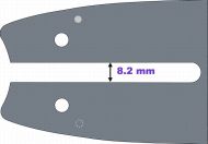 ШИНА 12``-3/8-1.1ММ(SINGLE RIVET) - 124MLEA074
