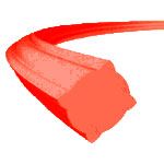 КОРДА D3.0ММ Х 1КГ (КВАДРАТ, ЧЕРВЕНА) - BN020-B